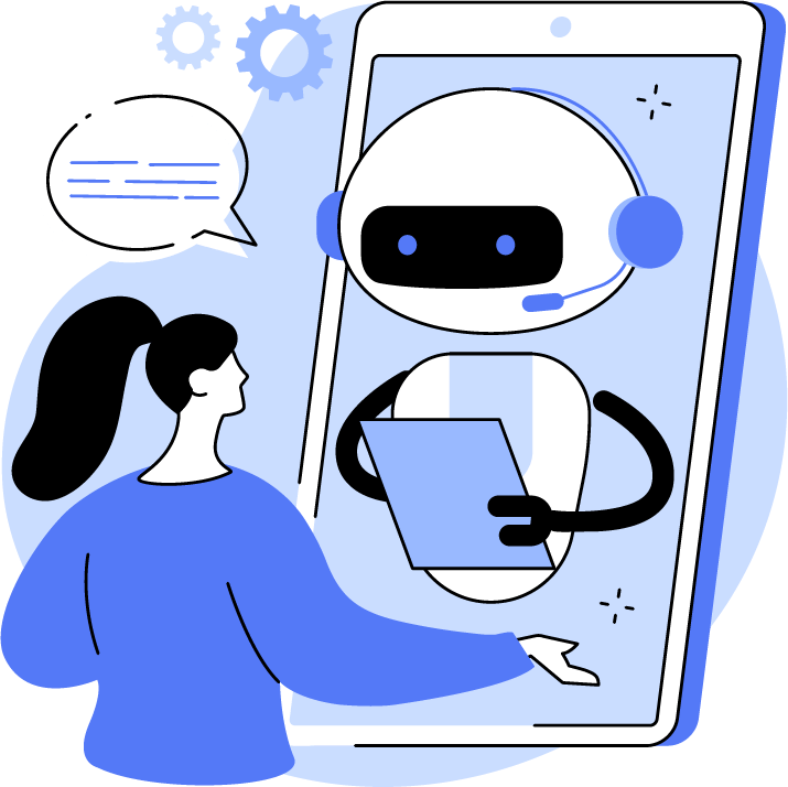 AI 智能客服示意
